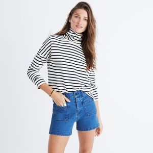 Madewell High Rise Denim Shorts, Patch Pocket